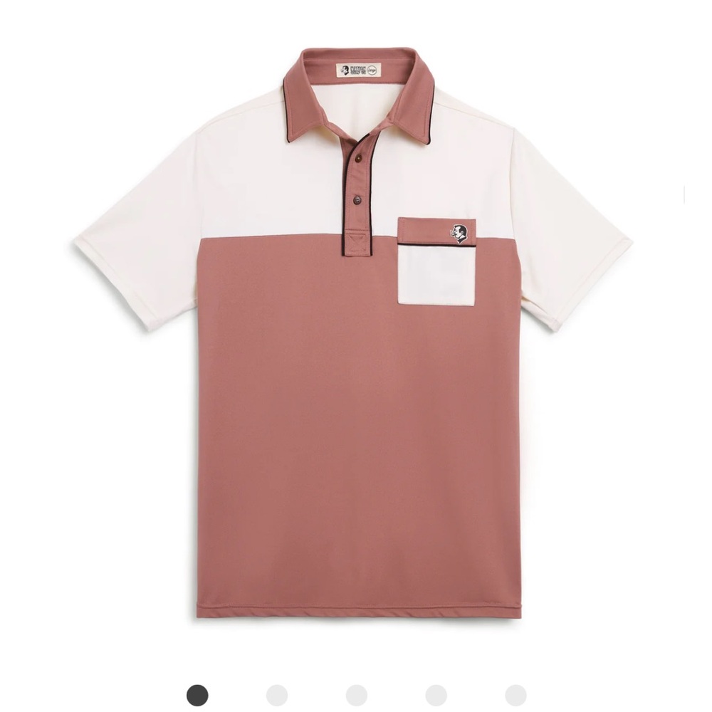 Nation Golf THE DUNES (KING OF THE DEZ) Two- Toned Polo Shirt